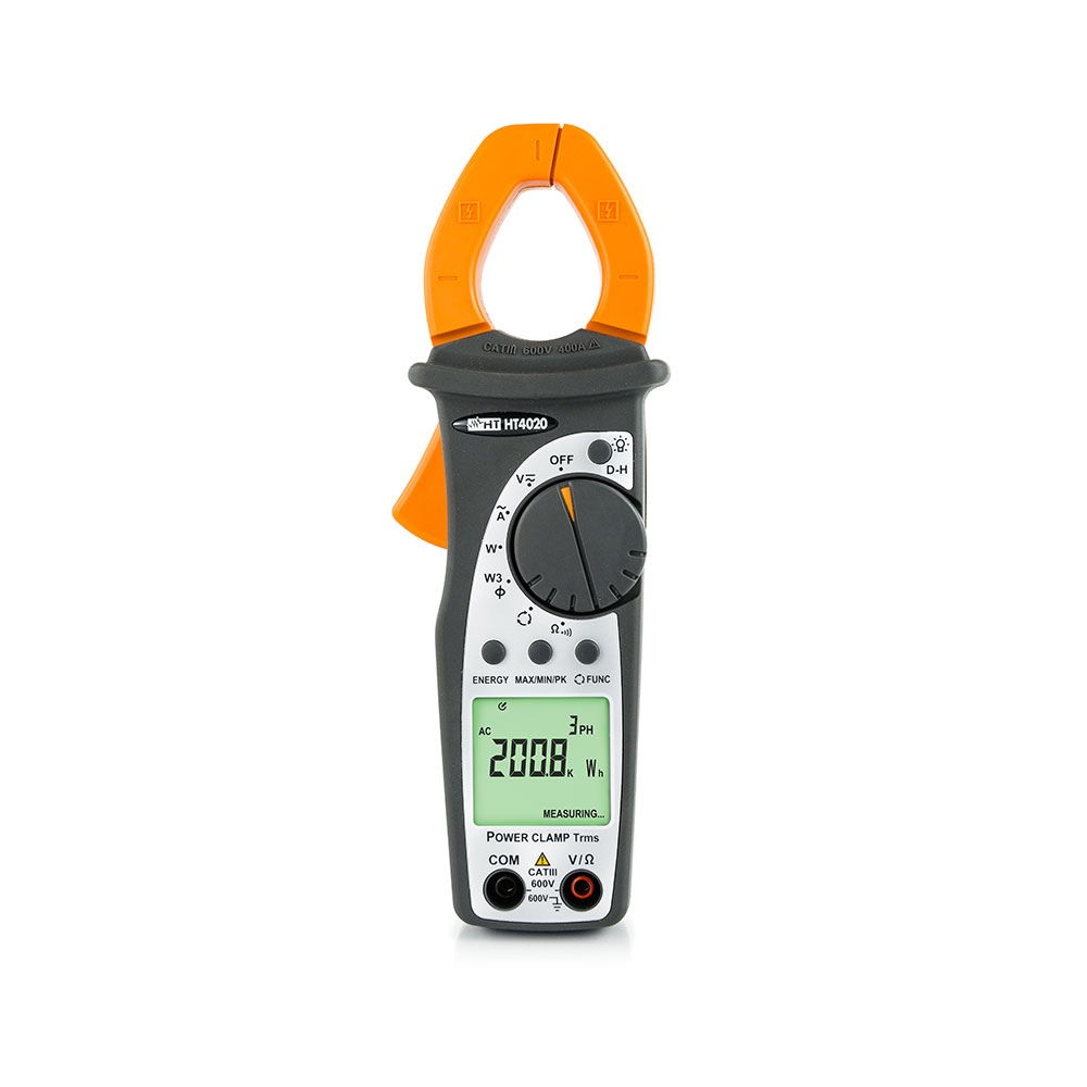 HT4020 - Professional clamp meter AC TRMS 400A with Power measurement