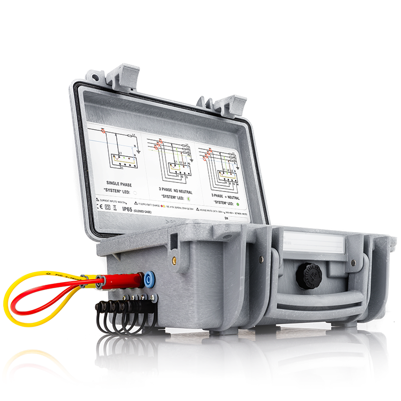 WSP-821w Three-phase mains analyzer with Wi-Fi, compatible with HTAnalysis™