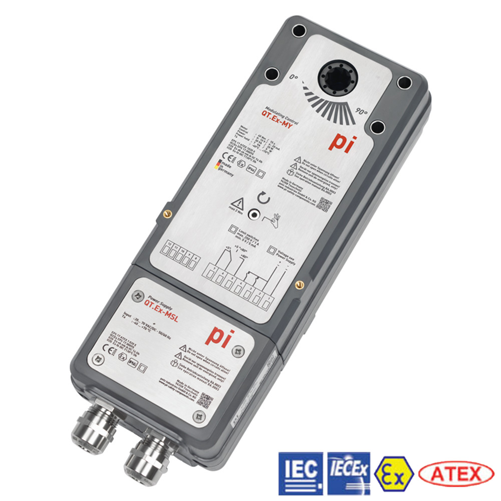 QT Ex M actuator without spring return