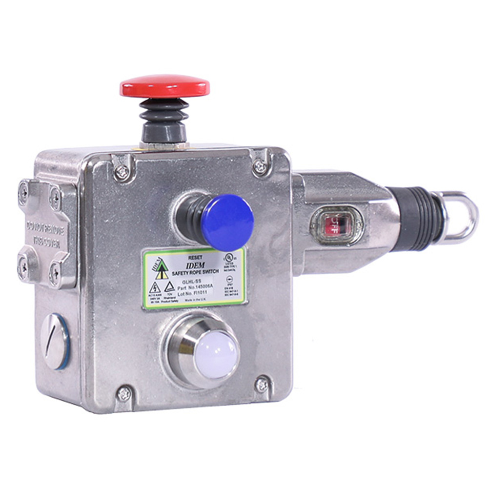GLHL-SS: Guardian Line Heavy Duty Stainless Steel Rope Pull Safety Switch