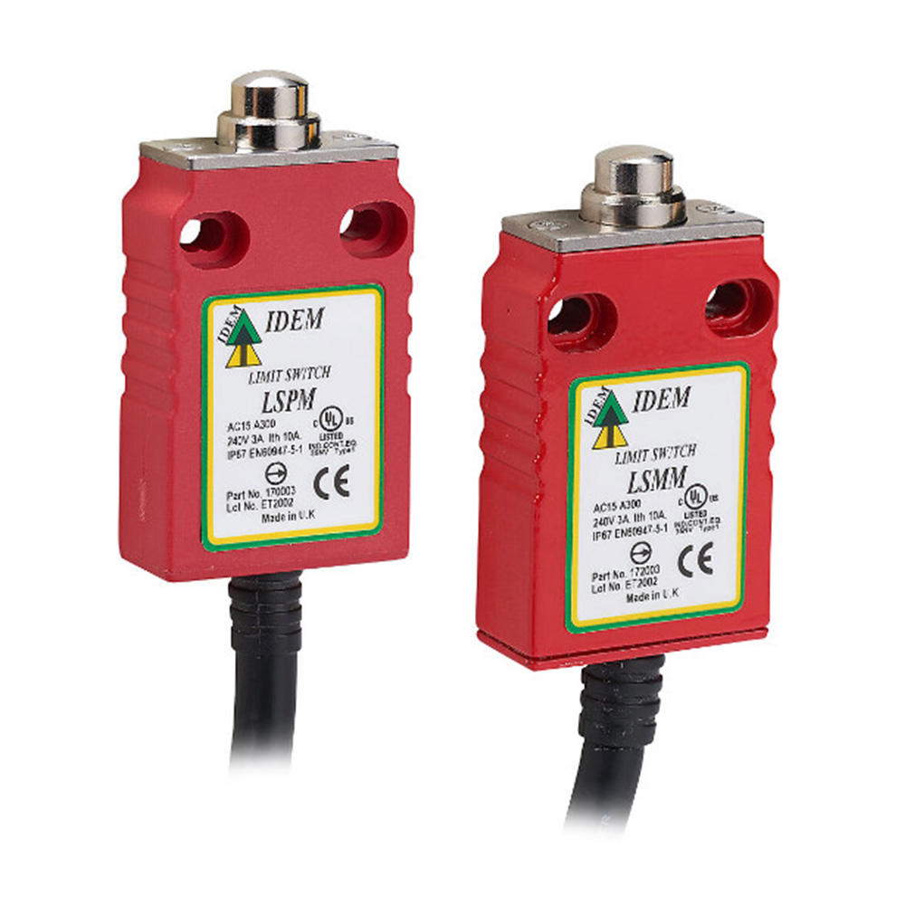 LSPM / LSMM: Miniature Safety Limit Switches with Pin Plunger