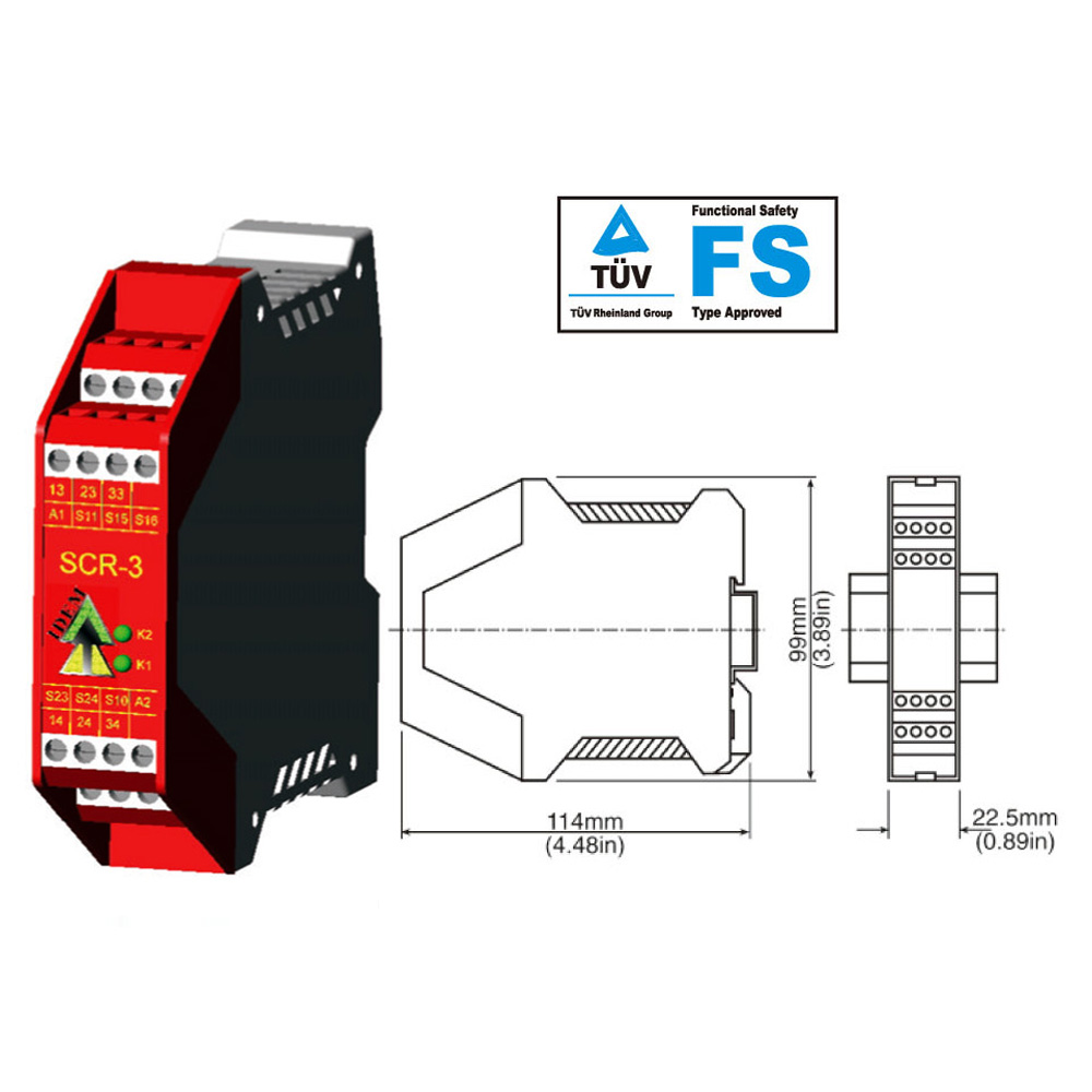 SCR-3: Safety Monitoring Relay