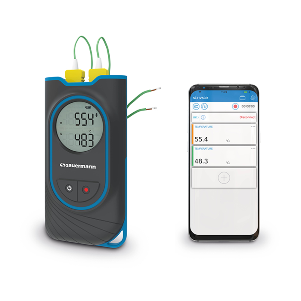 Si-TT3 Dual Input Thermometer K Thermocouple Temperature