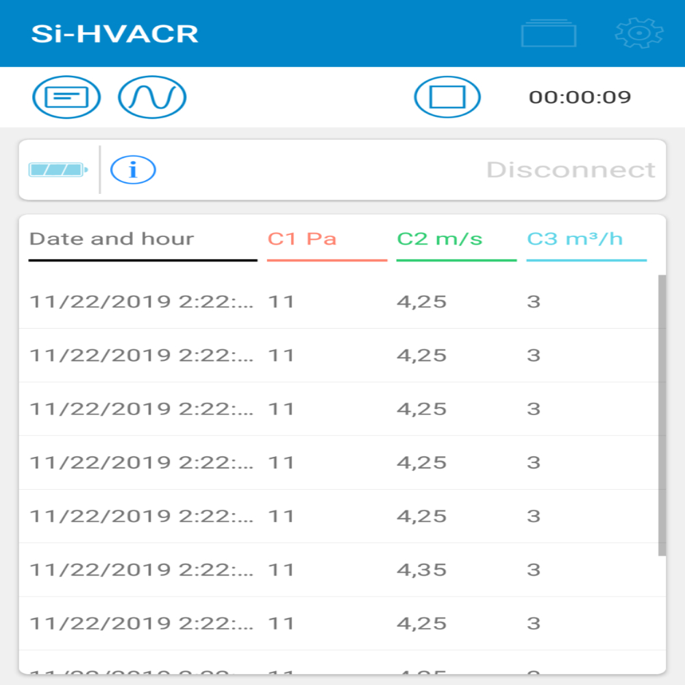 Si-HVACR Measurement Mobile App