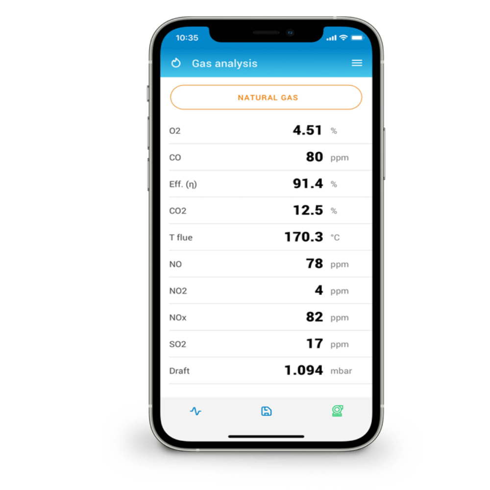 Mobile App : Sauermann Combustion