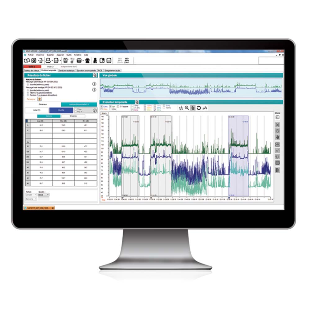 LDS300 Data processing software for noise dosimeter