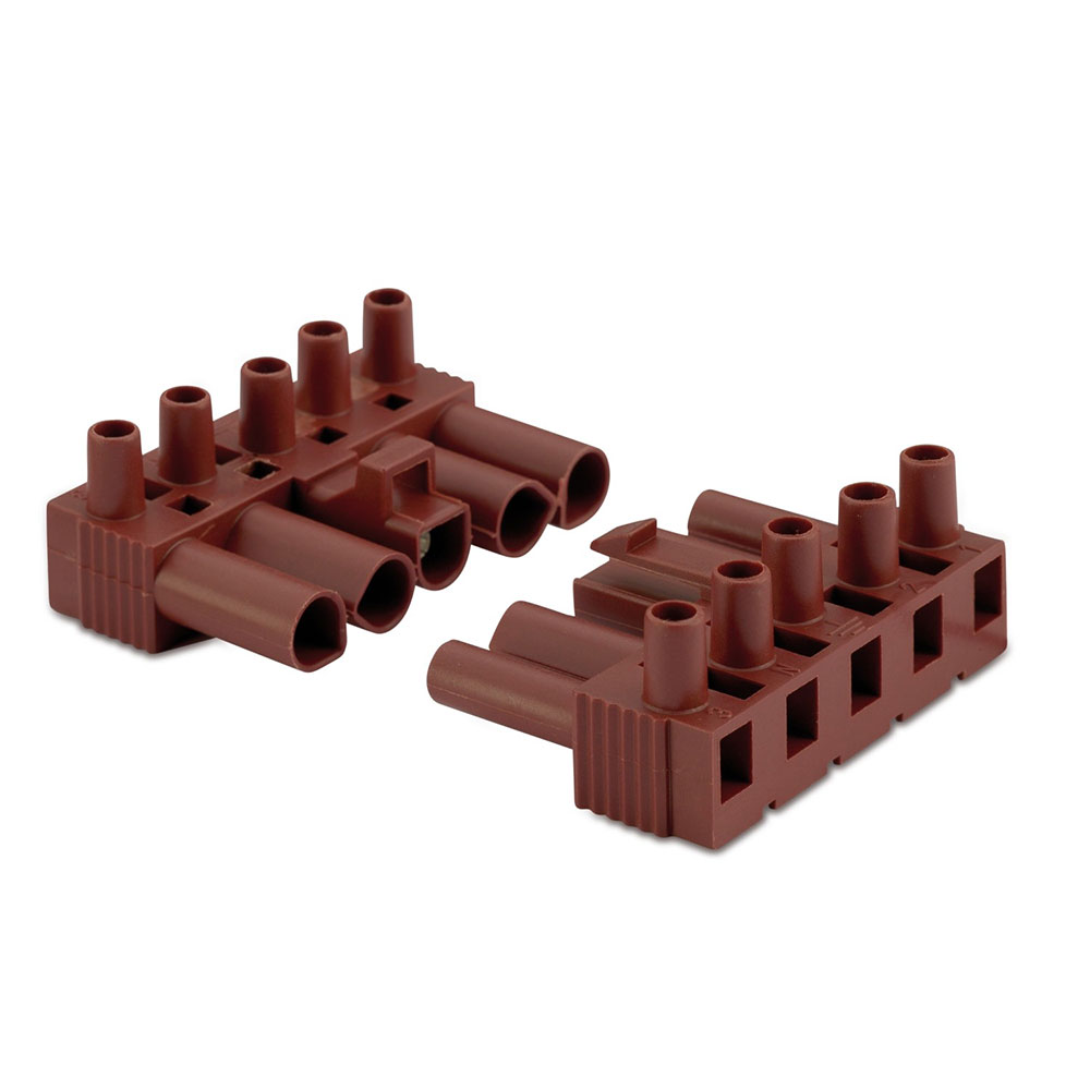 POLARIZED PLUG TERMINALS · 5-WAY CONNECTORS · M905 SERIES