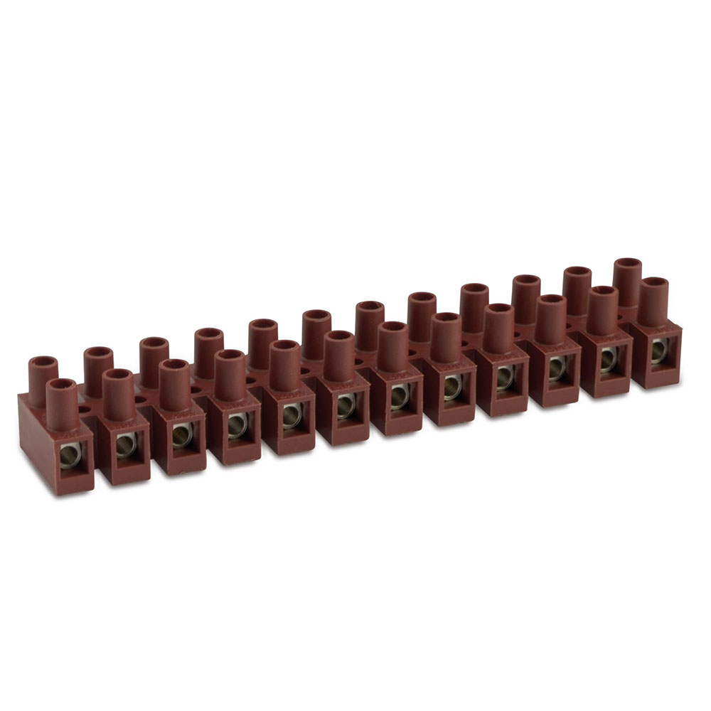 MULTIWAY TERMINAL BLOCKS · NYLON · FROM 1 TO 12 WAYS · M094 SERIES WITH FIBERGLASS AND WIRE PROTECTION