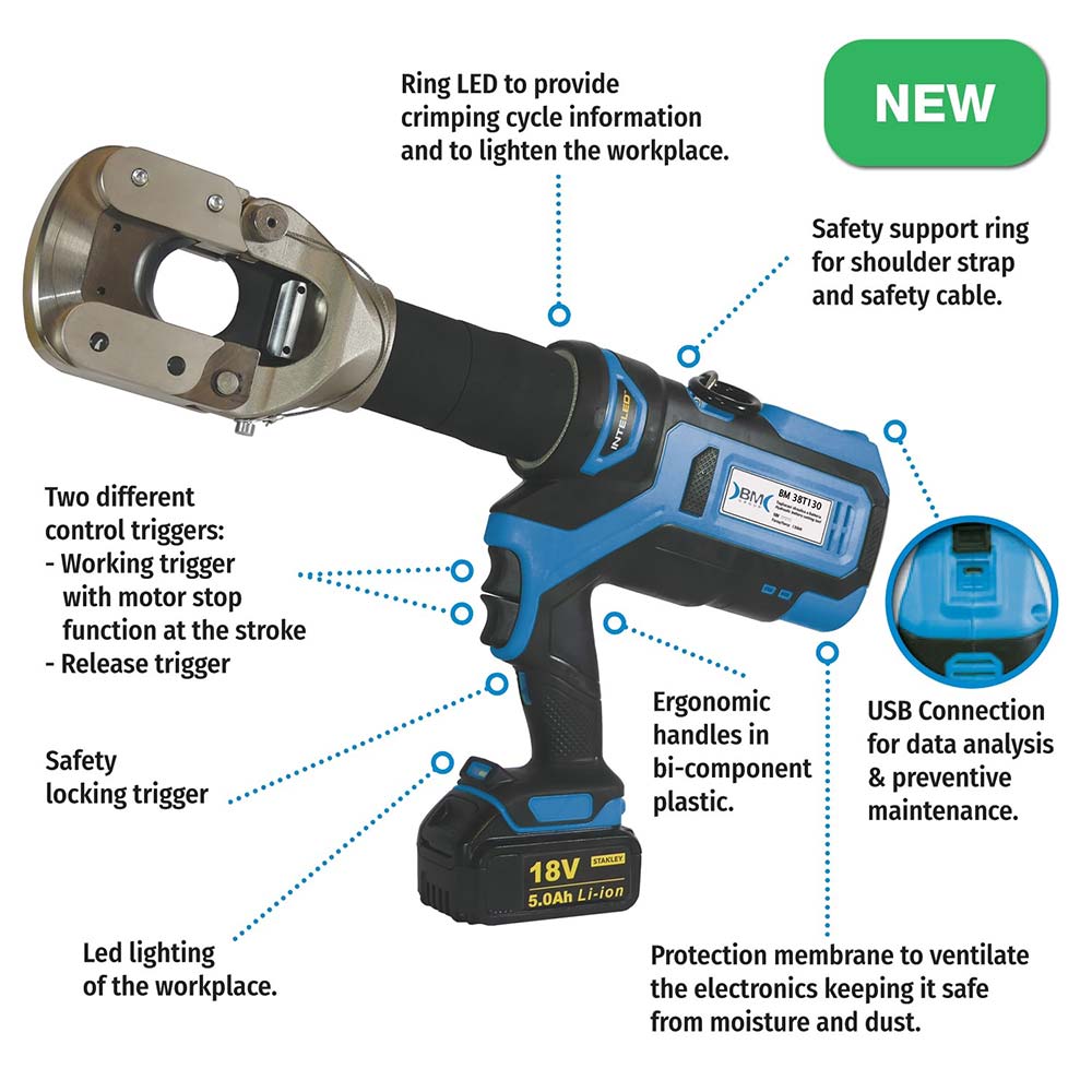 CUTTING TOOL · BATTERY POWERED · 130 kN