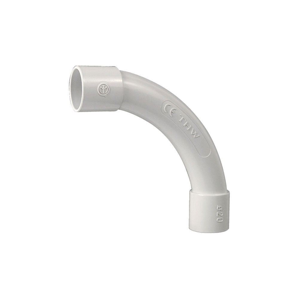 IP40 ACCESSORIES · 90 DEGREE ELBOW CONDUIT · CU