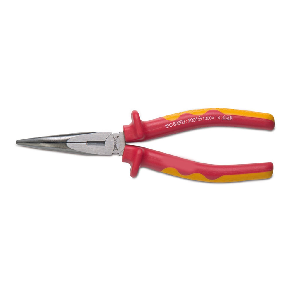 INSULATED PLIERS · LONG CHAIN NOSE 45°