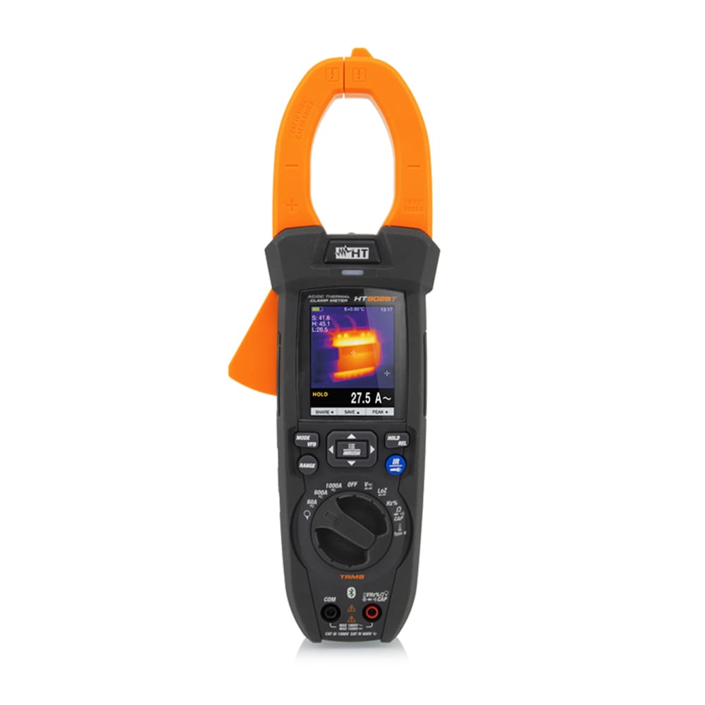 AC/DC TRMS 1000A clamp meter with integrated thermal imager 120 x 120 pxl