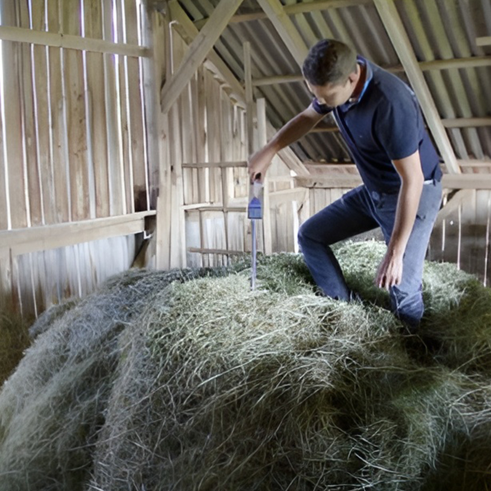 humimeter FLS moisture and temperature hay probe