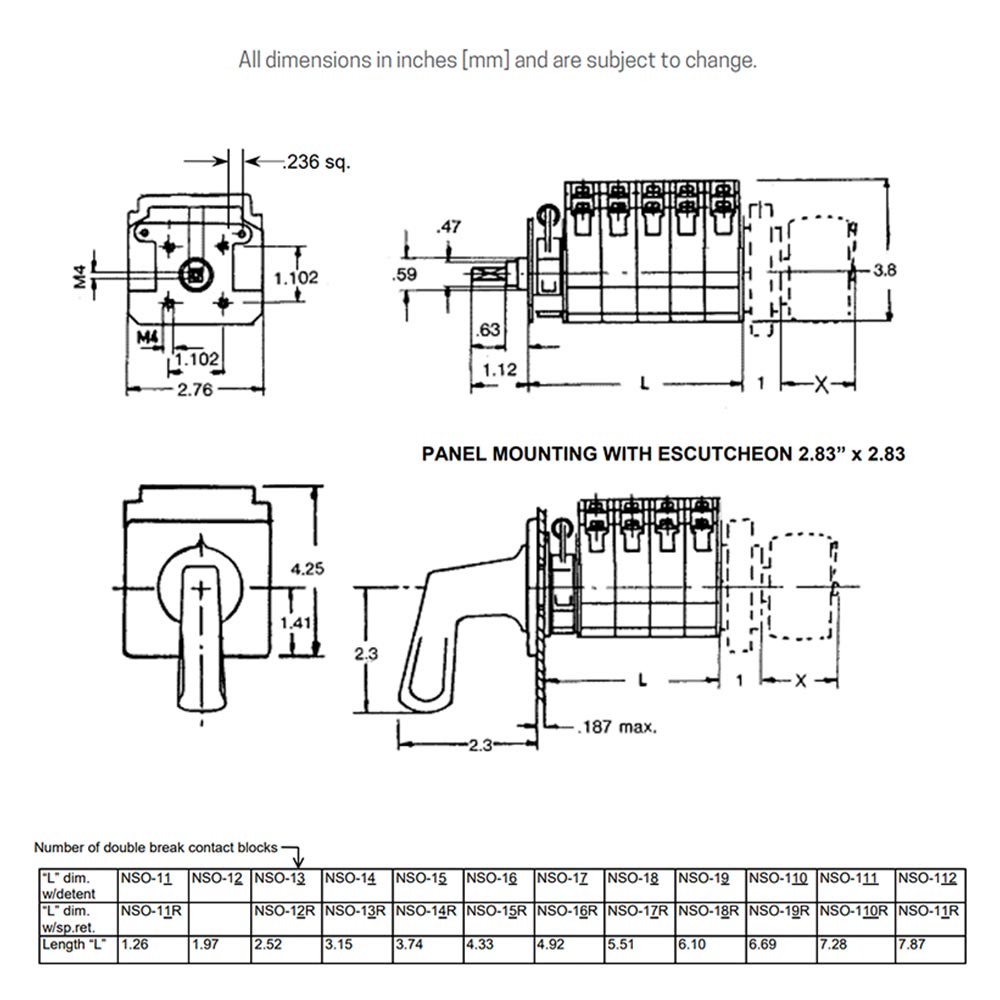 NSO-1 Rotary Switch