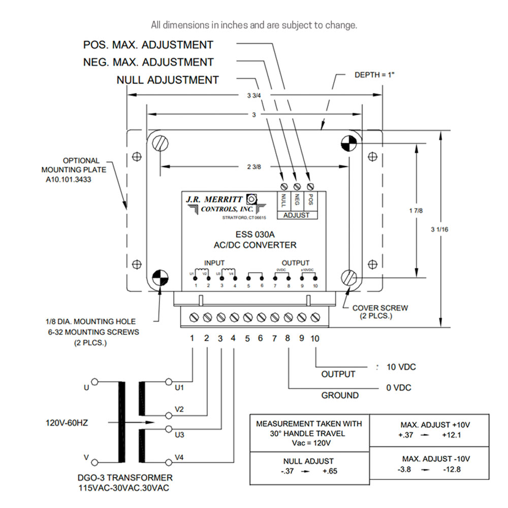ESS 030 AC/DC Converter