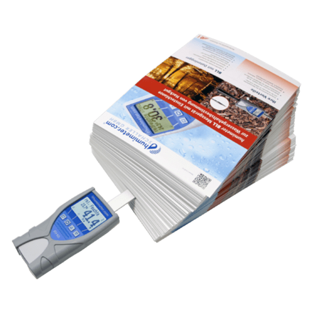 humimeter RH6 paper moisture meter