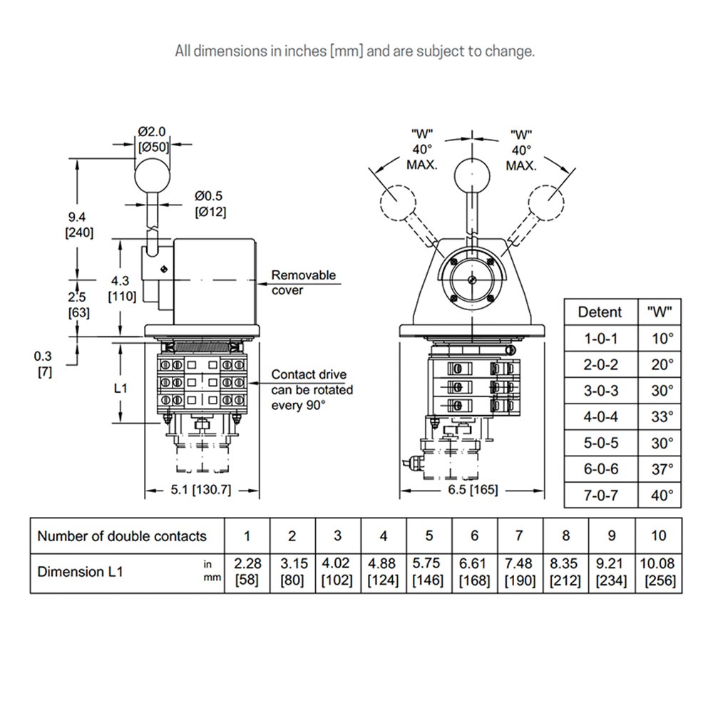 NS2-KB / NSB2-KB Joystick