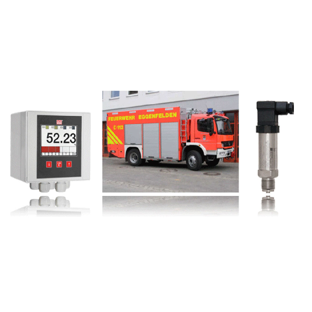Compressor-pressure monitoring system in firehouse