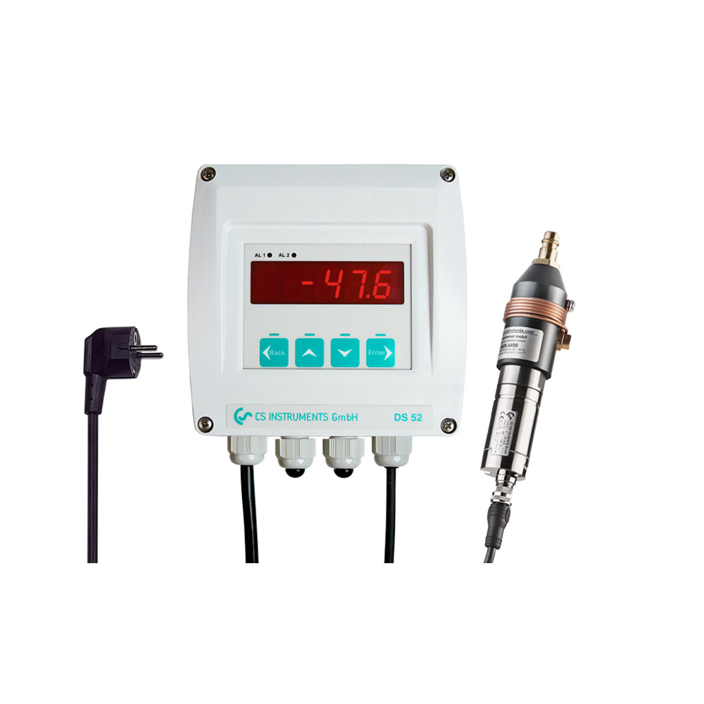 Dew point measurement DS 52-set for desiccant dryers