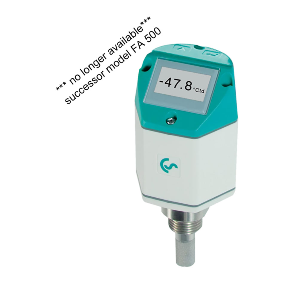 Dew point sensor FA 400 with integrated display and alarm relay