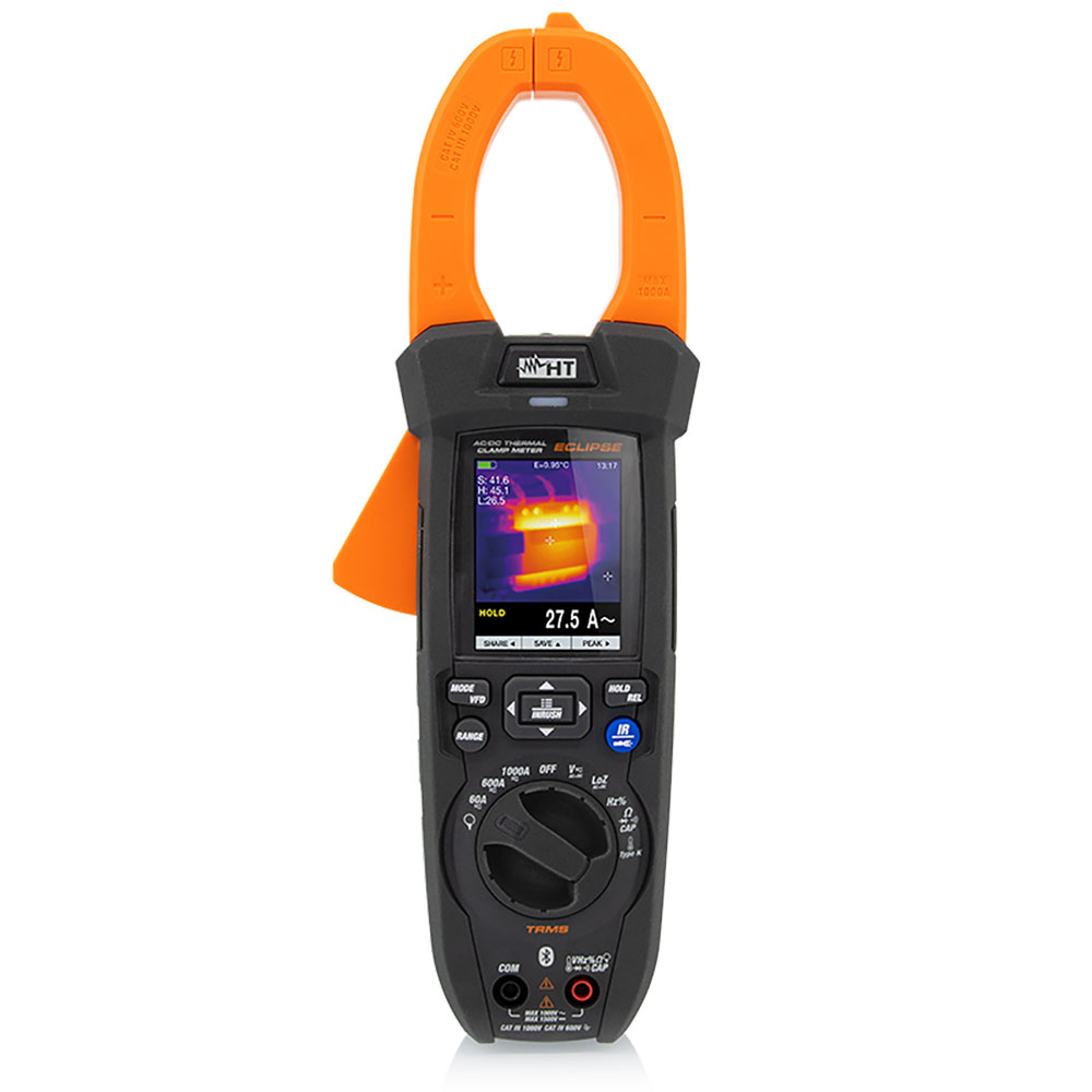 ECLIPSE - AC/DC TRMS 1000A clamp meter with integrated thermal imager