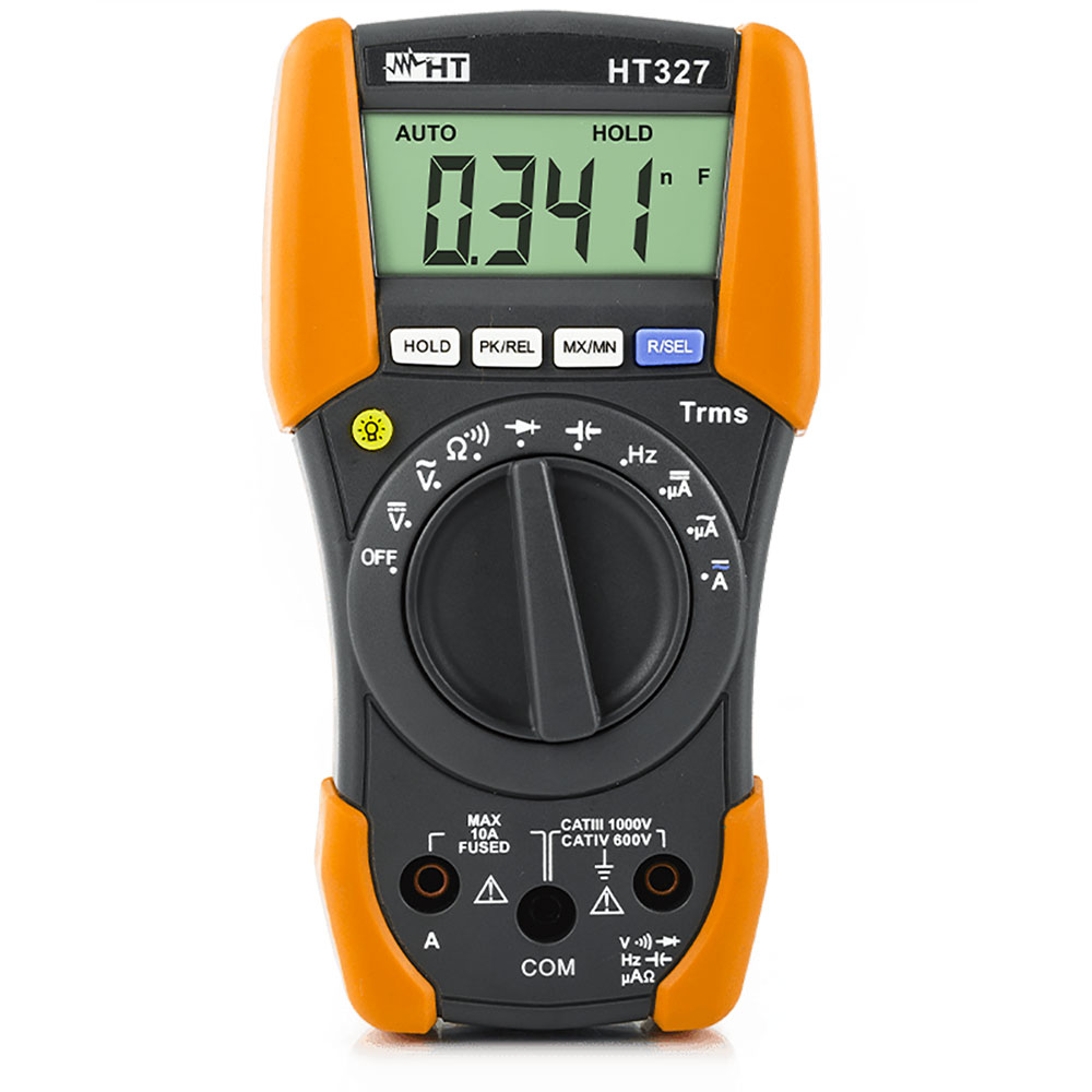 HT327 Professional CAT IV multimeter with AC/DC current measurement up to 10A