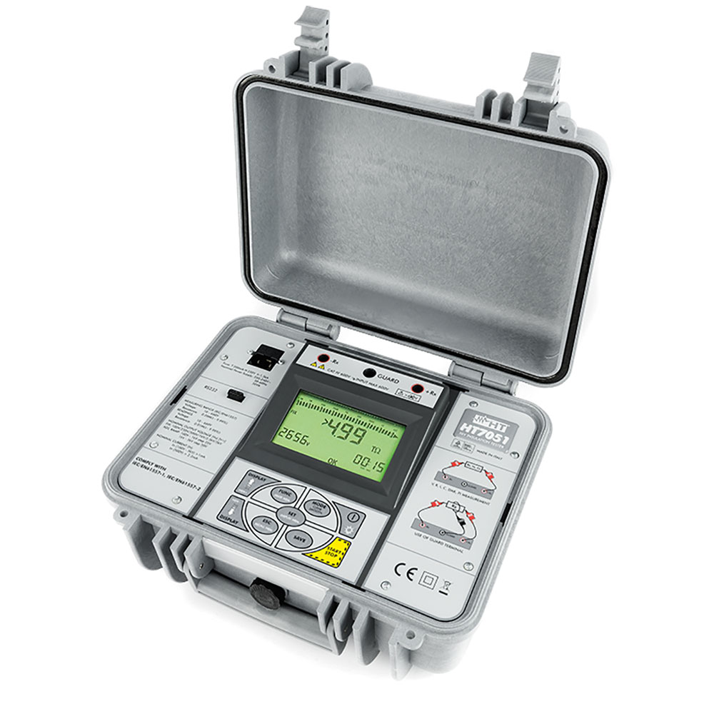 HT7051 - Professional insulation tester with programmable test voltage up to 5KV