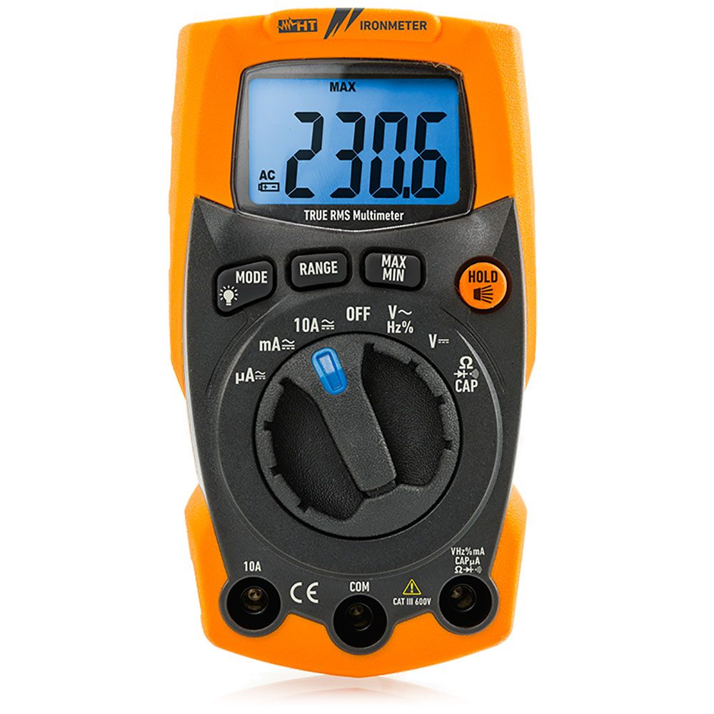 IRONMETER - TRMS AC/DC unbreakable digital multimeter